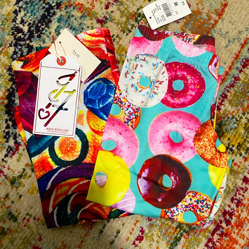 🍭🍬CANDY & DONUT  LEGGINGS🍬🍭